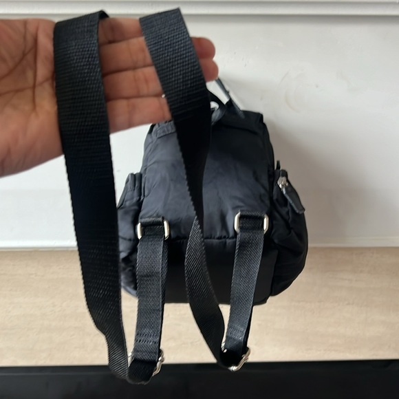 Small Bebe Black Nylon Backpack - Picture 5 of 6